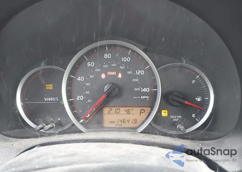 2013 Toyota Yaris Le z USA, uszkodzony, nr VIN JTDKTUD30DD569358